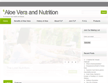 Tablet Screenshot of healthbenefitsofaloevera.com